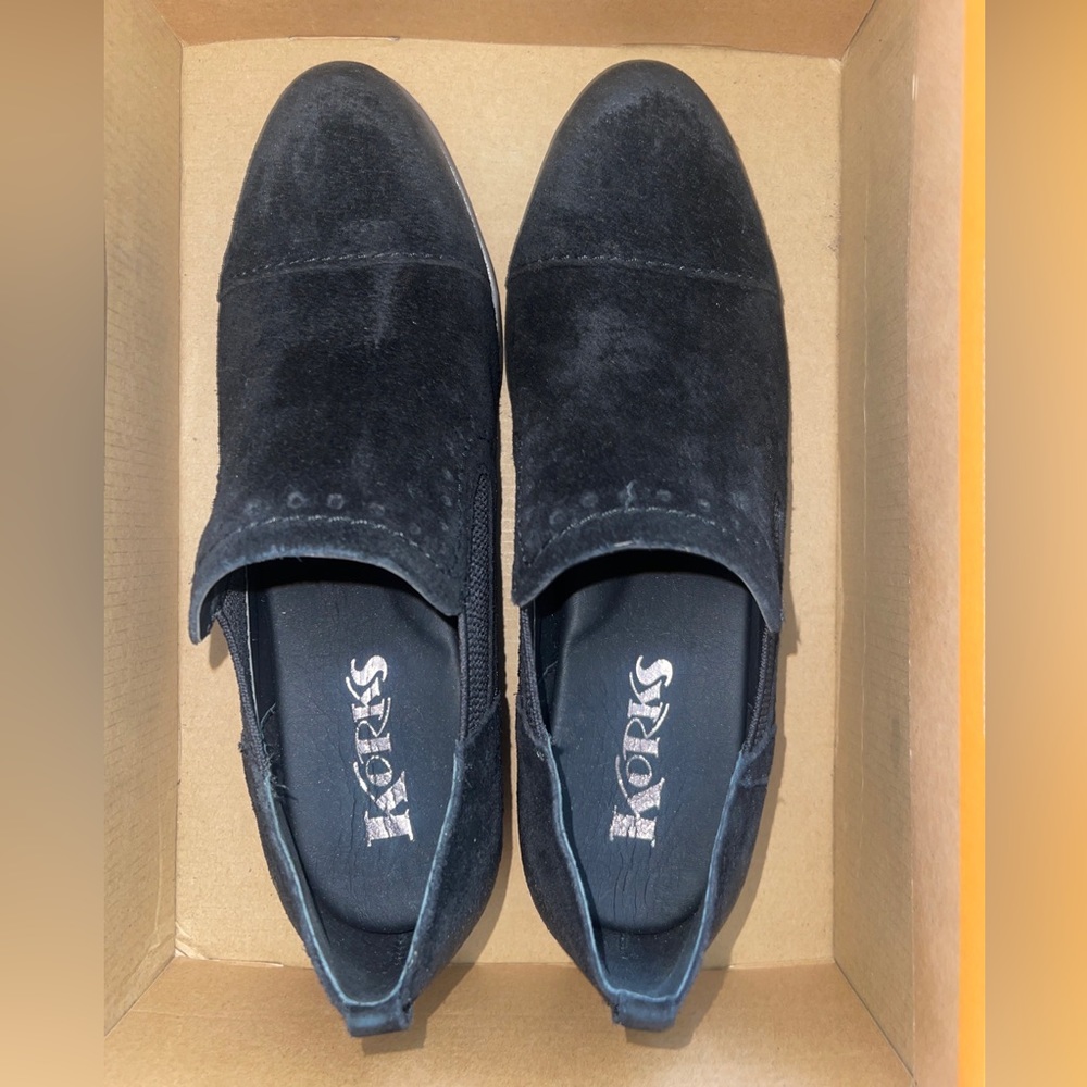 korks gertrude Black Suede